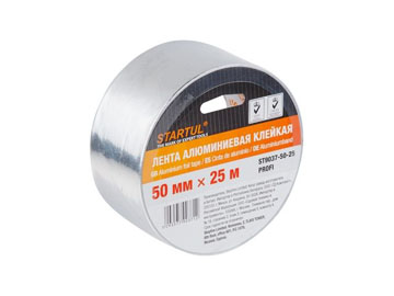 Лента алюминиевая клейкая 50ммх10м PROFI ST9037-50-10