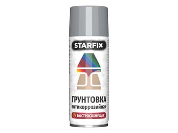 Грунтовка антикоррозийная серый 520мл 7040, STARFIX