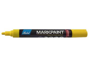 Маркер промышл. перманентный на основе жидк. краски MARKPAINT ЖЕЛТЫЙ, MARKAL