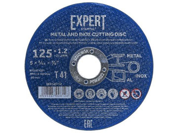 Круг отрезной 125х1.2x22.2 мм для металла и нерж. стали EXPERT, STARTUL SE8125-12