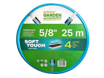 Шланг поливочный 5/8" 25м GARDEN SOFT TOUCH ST6040-5/8-25, STARTUL