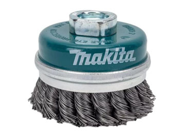 Щетка д/шлиф.маш. проволочная чашечная 100 мм, MAKITA
