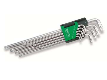 Набор ключей Torx T10-Т50 9шт экстра-длин.