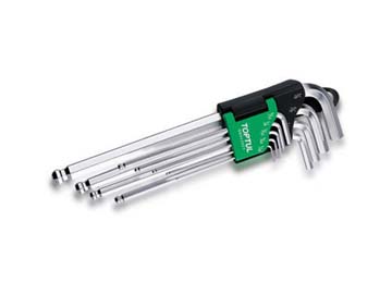 Набор ключей шестигр. 1/16"-3/8" 9шт длин.с шар.