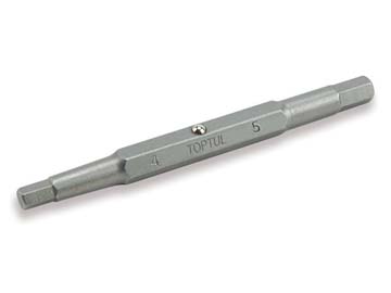 Насадка двухсторонняя шестигр.4mm/5mm 75мм