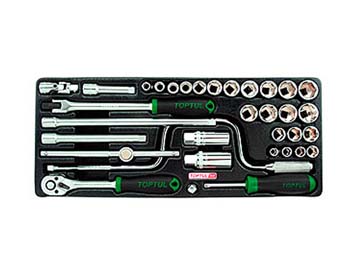 Набор-сет головок 3/8" 34предм. 6гр. 434х176мм