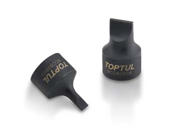 Головка 1/4" с насадкой шлицевой 8мм SNCM+V, TOPTUL
