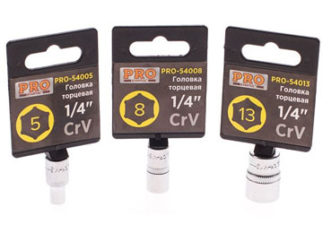 Головка 1/4" 14мм 6гр. PRO-54014, PRO STARTUL